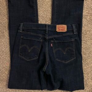 Levi's Dark Blue Denim Jeans